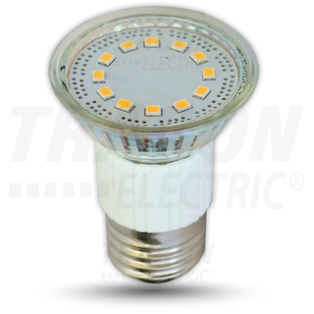 Sursa de lumina spot cu LED SMD SMD-E27-12-WW 230V, 50Hz, E27, 3W, 3000K, 210lm, 12×LED2835, 120°, EEI=A+