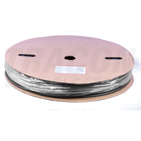 Tub termocontractabil,subtire,3:1, cu adeziv,negru,pe tambur ZSVR60-D 6/2mm, POLIOLEFIN