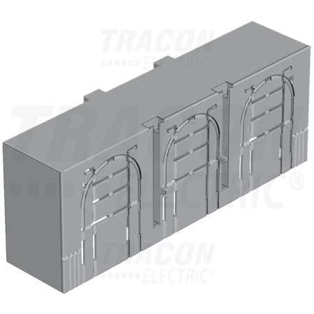 Capac de protectie superior /inferior intrare conducto, 3P AA-KETO-1-3 1, 3P, L=42 mm