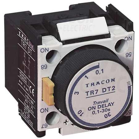 Bloc de temporizare la actionare, pentru contactor TR1D/F TR7DT2 0,1-30sec, 1×NC+1×NO