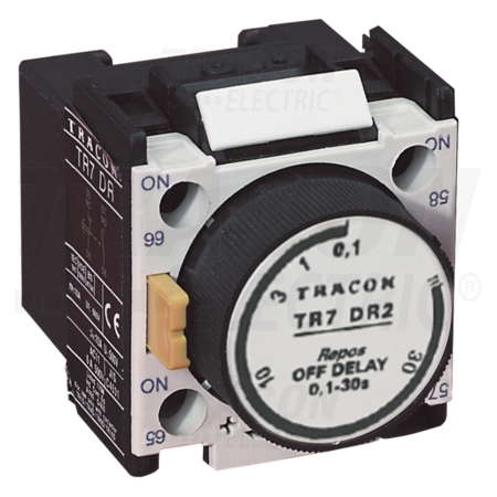 Bloc de temporizare la revenire, pentru contactor TR1D/F TR7DR2 0,1-30sec, 1×NC+1×NO