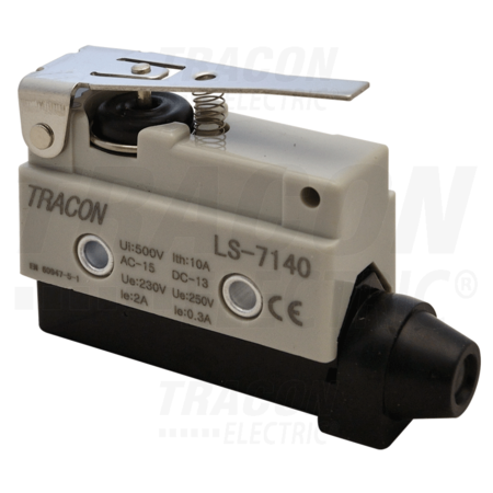 Limitator cursa cu tija si arc ls7140 1×co, 2a/230v ac, 46mm, ip40