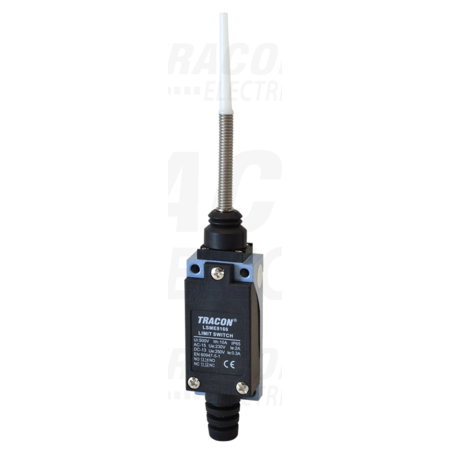 Limitator de cursa arc+tija (otel+material plastic) lsme8166 1×no+1×nc, 5a/250v ac, 95mm, ip65