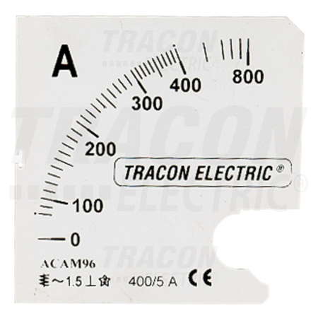 Cadran pentru aparatul de baza ACAM96-5 SCALE-AC96-30/5A 0 - 30 (60) A