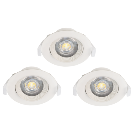 Eglo - Lampa incastrata sartiano alb 220-240v,50/60hz