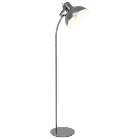 Lampa pardoseala LUBENHAM 1 nickel-antique, creme 220-240V,50/60Hz