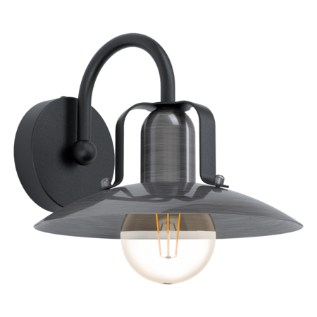 Lampa perete KENILWORTH negru 220-240V,50/60Hz