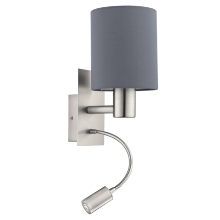 Lampa perete PASTERI satin nickel 220-240V,50/60Hz