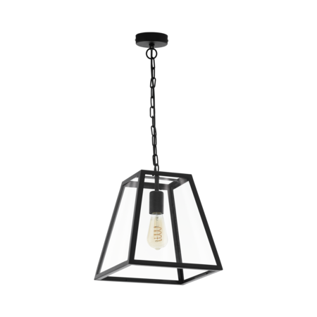 Lampa suspendata AMESBURY 1 negru 220-240V,50/60Hz