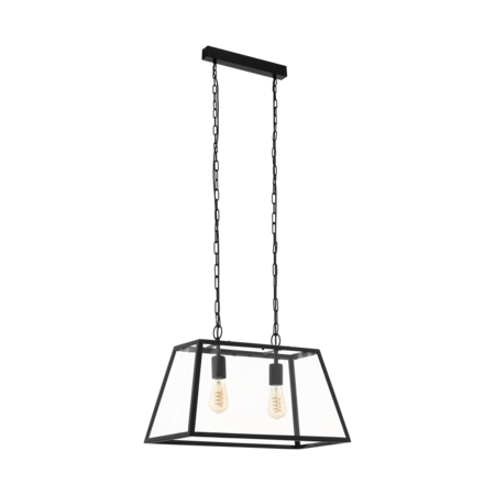 Lampa suspendata AMESBURY 1 negru 220-240V,50/60Hz