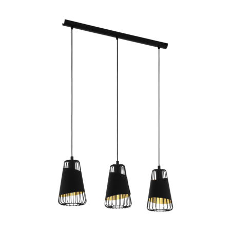 Lampa suspendata AUSTELL negru 220-240V,50/60Hz