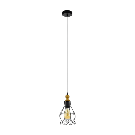 Lampa suspendata BAMPTON 1 brown 220-240V,50/60Hz