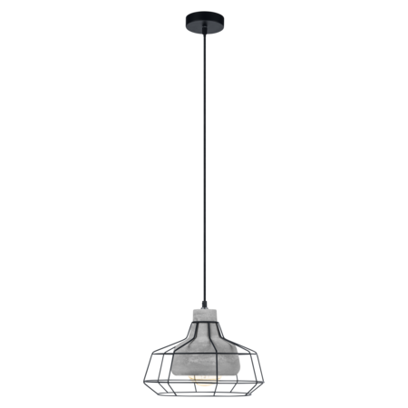 Lampa suspendata CONSETT negru, grey 220-240V,50/60Hz IP20