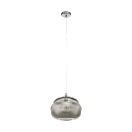 Lampa suspendata DOGATO nickel-nero, chrome 220-240V,50/60Hz