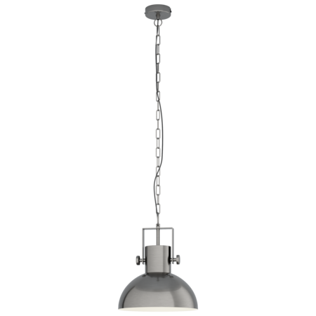 Lampa suspendata LUBENHAM 1 nickel-antique, creme 220-240V,50/60Hz