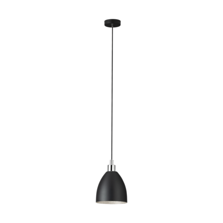 Lampa suspendata mareperla negru, crystal optics 220-240v,50/60hz