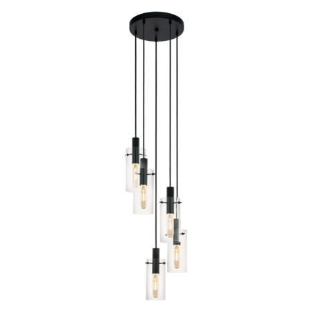 Lampa suspendata MONTEFINO negru 220-240V,50/60Hz