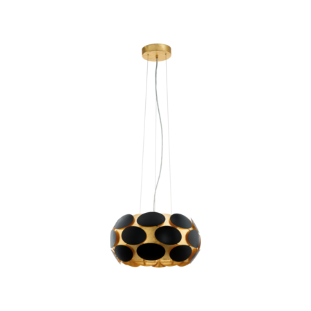 Lampa suspendata MONTORIO 1 negru, gold 220-240V,50/60Hz