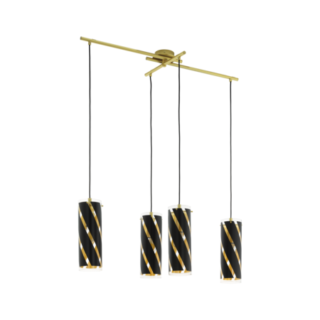 Lampa suspendata PINTO NERO 1 gold-coloured 220-240V,50/60Hz