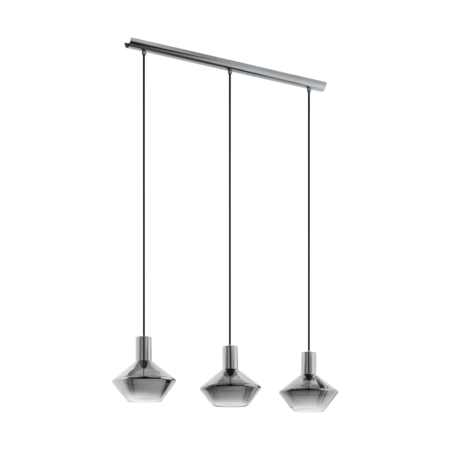 Lampa suspendata PONZANO nickel-nero 220-240V,50/60Hz