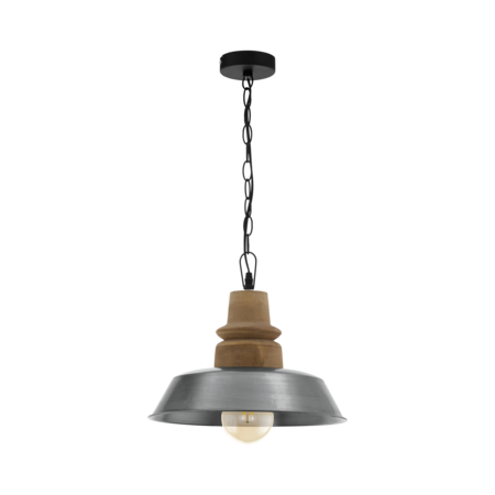 Lampa suspendata RIDDLECOMBE brown, silver 220-240V,50/60Hz