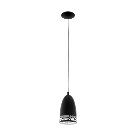 Lampa suspendata SAVIGNANO negru, alb 220-240V,50/60Hz