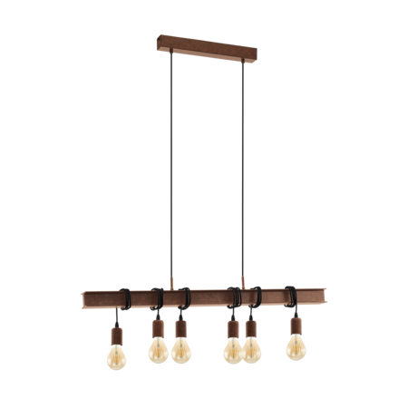 Lampa suspendata TOWNSHEND 4 antique-brown 220-240V,50/60Hz