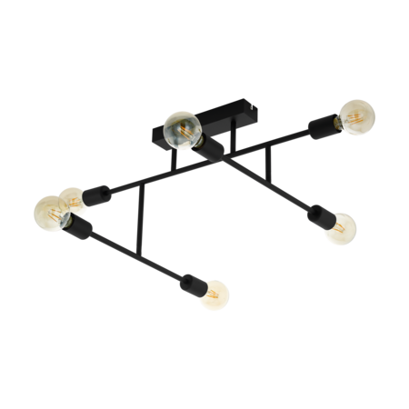 Lampa tavan BELSIANA negru 220-240V,50/60Hz