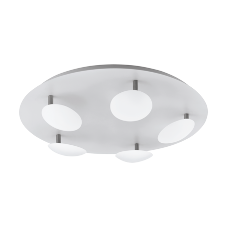 Lampa tavan CERTINO alb, satin nickel 220-240V,50/60Hz