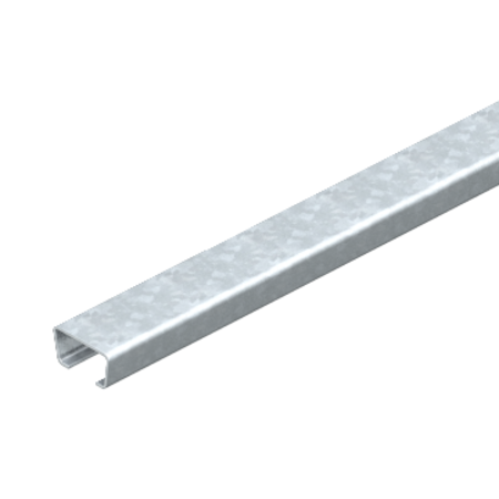 Anchor rail AM3518, slot 16.5 mm, unperforated | Type AML3518UP2000BK