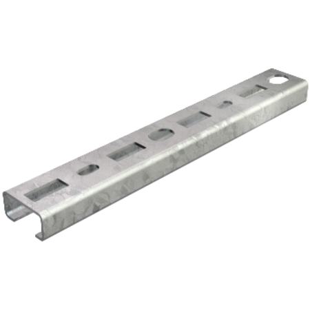 CM3015 profile rail, slot 16 mm, FT, perforated | Type CM3015P2000FT