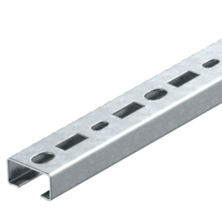 CM3518 profile rail, slot 17 mm, FS, perforated | Type CML3518P0200FS