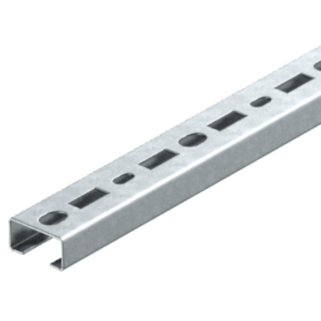 CM3518 profile rail, slot 17 mm, FS, perforated | Type CML3518P2000FS