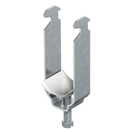 Clamp clip, double, plastic pressure trough FT | Type 2056 2 34 FT