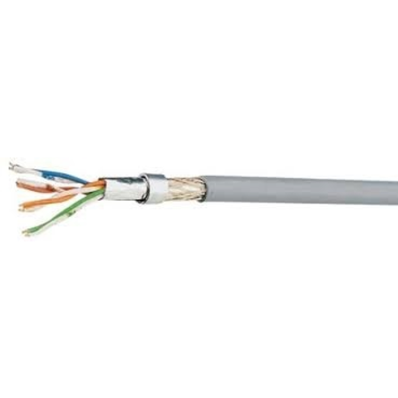 Cablu flexibil sf/utp cat.5 200mhz 4x2xawg26 ls0h gri