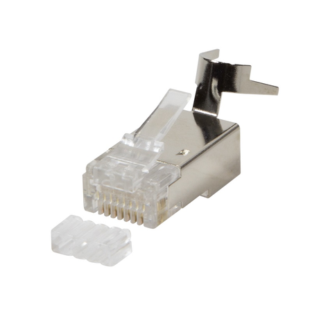 Conector rj45 cat6 ecranat pana la awg23, 50 buc