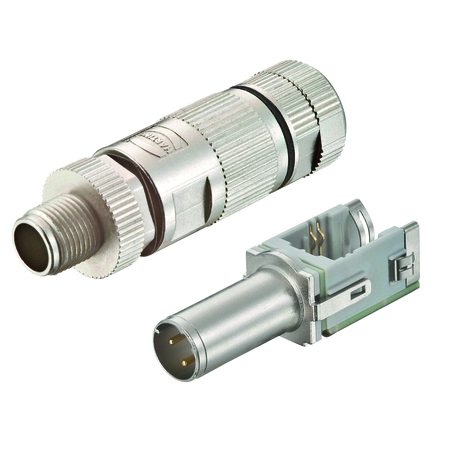 Conector WireXpert - M12 D-coded pt. sistem preLink® Cat.5