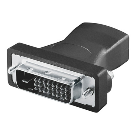 Hdmi/dvi adapter, hdmi19 female - dvi-d(24+1) male