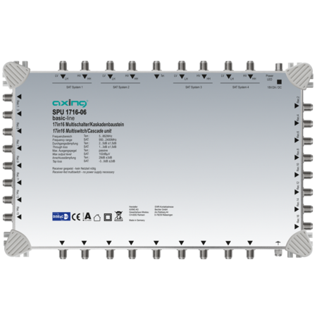 Multiswitch/cascad. 17 in 16, SPU 1716-06