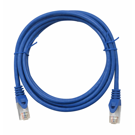 Patchcablu Cat.5 ecranat RJ45 albastru 5m