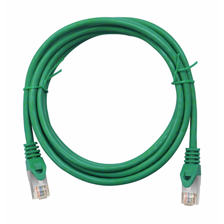 Patchcablu Cat.5 ecranat RJ45 verde 0,5m