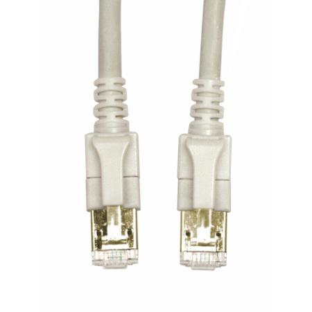 Patchcablu Cat6a cu LED ecranat RJ45 gri 10GB 2,0m