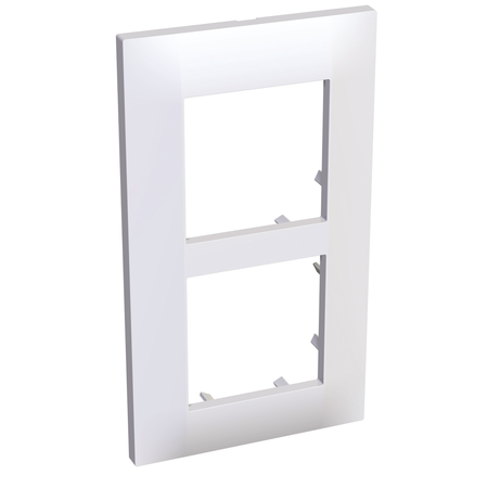 Altira - cover frame - 2 gangs vertical - white - 57 mm