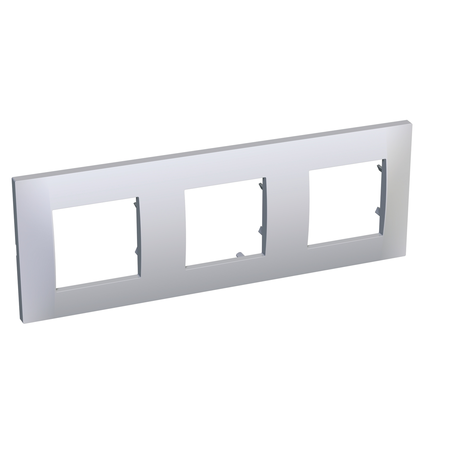 Altira - cover frame - 3 gangs horizontal - white - 71 mm