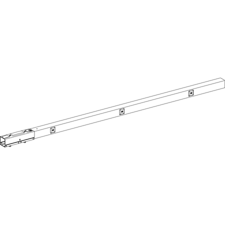 Sistem de bare capsulate Canalis - - Lungime Dreapta - 25 A - 3 M - 1 Circuit - Cda La Distanta - Alb