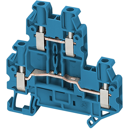 Bloc Terminal De Trecere Linergy6Mm² 41A Cu Un Nivel 1X1 Conex. Cu ArcAlbastru