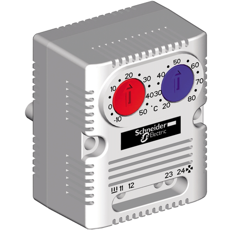 Climasys Cc - Termostat Dublu 250V - Interval Temperatura 0…60°C - 1No/Nc - °C