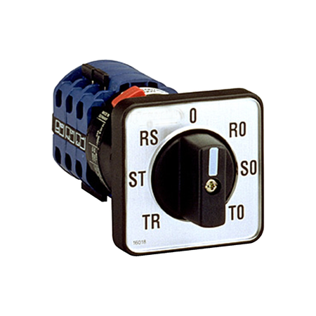 Comutator voltmetric cu came cmv - 3l si 3l-n - 45° - pentru Ø 22,3 mm