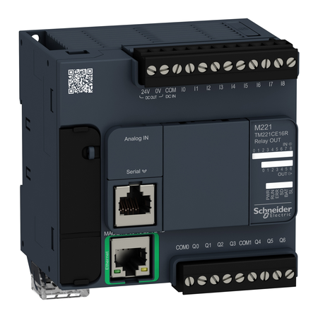 Automat programabil m221 cu 16 io pe relee, cu ethernet