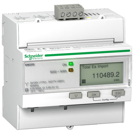 Iem3255 Contor Energie - Ct - Modbus - 1 Digital I - 1 Digital O - Multi-Tarif